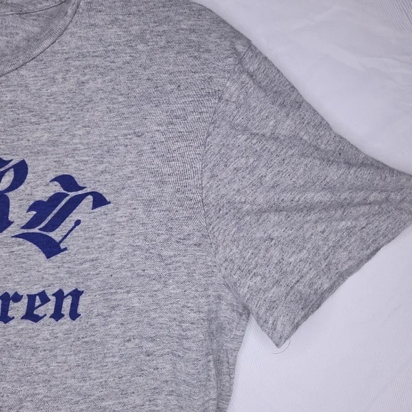 POLO RALPH LAUREN Women’s Grey Lion Crest Slim Fit T-Shirt Women’s Size XL - Picture 5 of 8